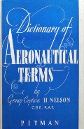 Book cover of Dictionary of Aeronautical Terms by NELSON, Group Captain